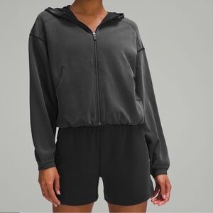 Lululemon softstreme full zip hoodie black size 4